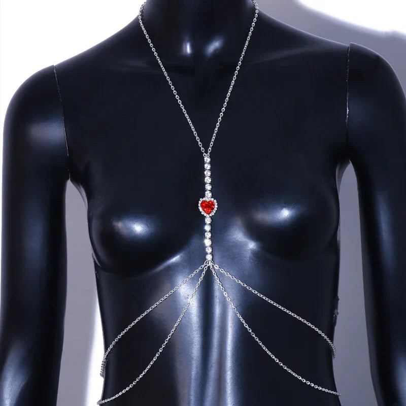 Delicado Collar con corazón y caja